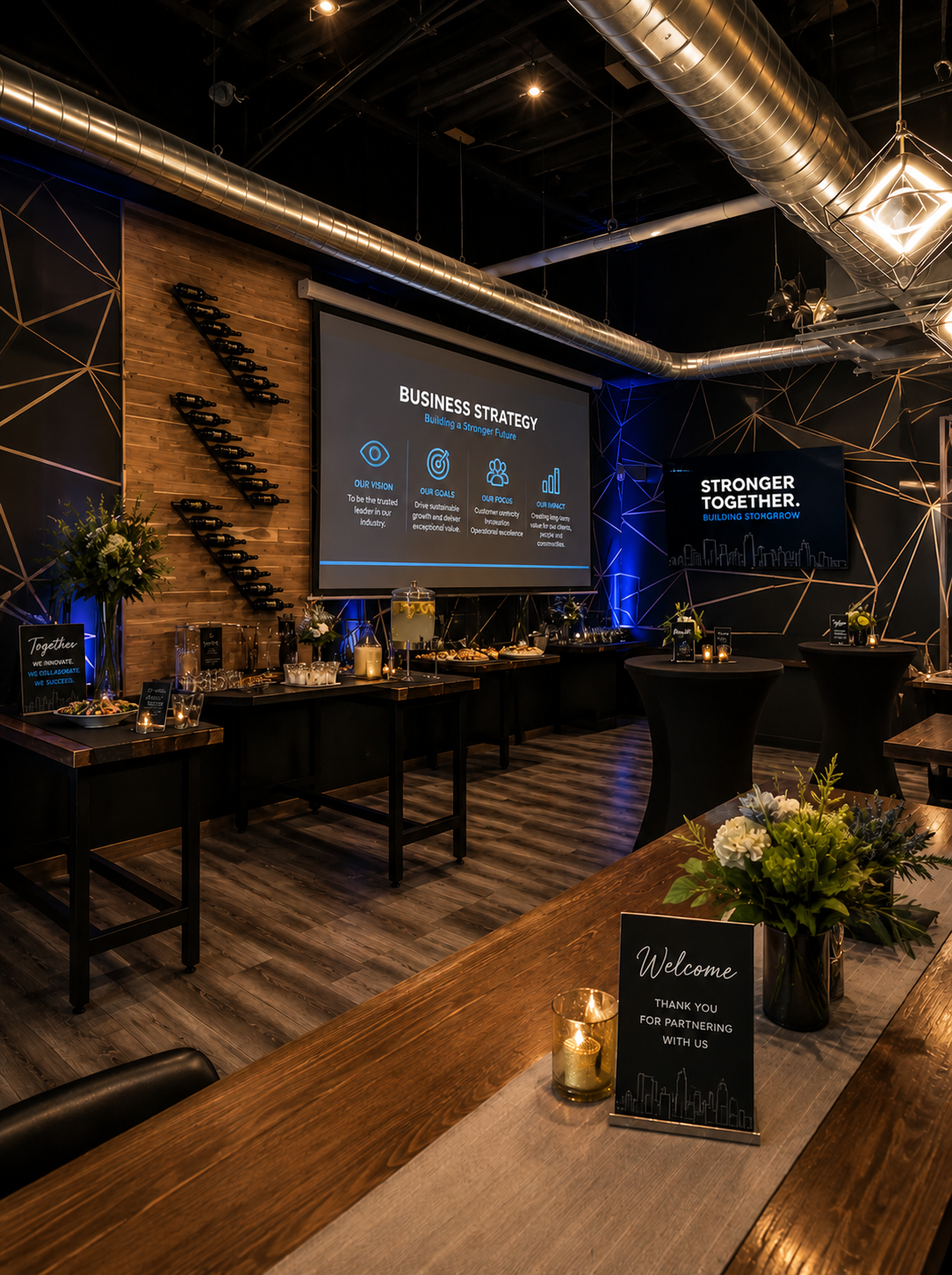 Corporate event at The Boundary